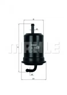 Фільтр паливо Knecht MAHLE KNECHT KL 523