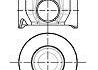 Поршень в комплекте на 1 цилиндр, 1-й ремонт (+0,50) NURAL 87-148107-40 (фото 1)