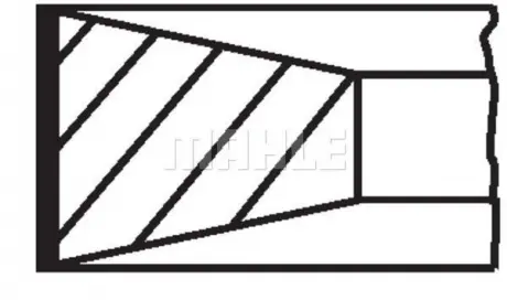 Поршень Mahle VAG 1,2TFSI MAHLE KNECHT 028PI00130000
