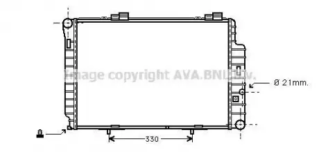 Радиатор AVA AVA COOLING MSA 2234