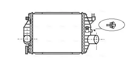 Интеркулер AVA AVA COOLING MS 4357 (фото 1)