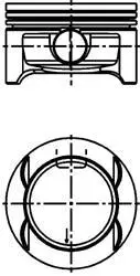 Поршень OPEL 73.65 ASTRA H Z14XEP (KS) KOLBENSCHMIDT 40386610