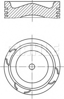 Поршень MAHLE MAHLE KNECHT 213 69 00 (фото 1)