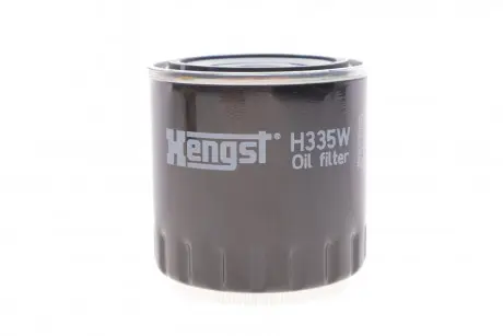 Фильтр масляный двигателя NISSAN NAVARA 3.0 DCI 10-. RENAULT MEGANE III 1.9 DCI 08- (HENGST) HENGST FILTER H335W