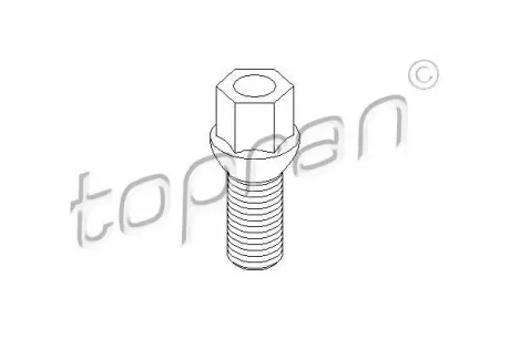 Болт для крепления колеса TOPRAN Hans Pries / Topran 111477