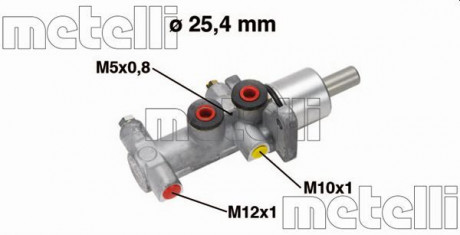 Цилиндр тормозной главный Metelli 05-0554