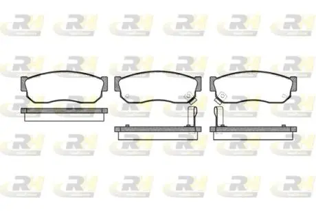 Гальмівні колодки дискові ROADHOUSE 214902 (фото 1)