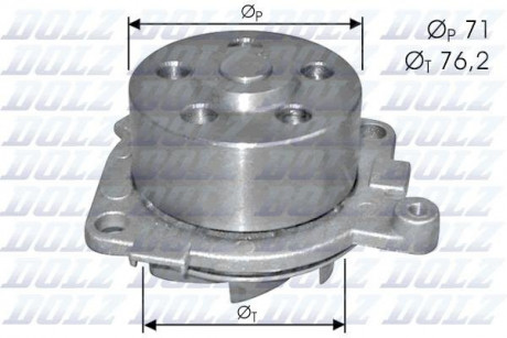 Водяний насос DOLZ S210