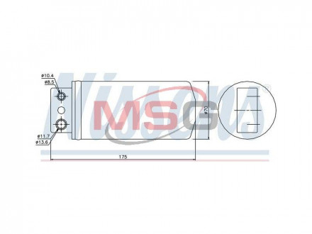 Осушитель кондиционера NISSENS 95058