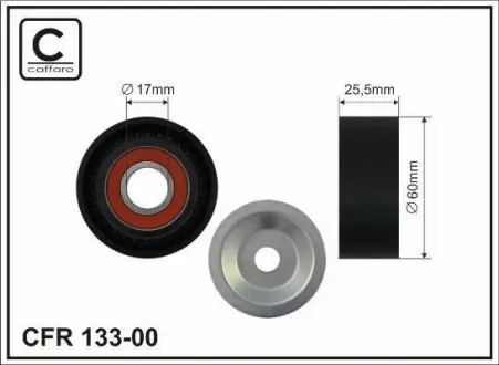 Ролик натяжной ремня CAFFARO 133-00