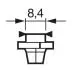 Автолампа Pure Light BAX BX8,4d 2 W BOSCH 1987302236 (фото 6)