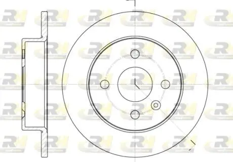 Гальмiвній диск ROADHOUSE 657000 (фото 1)