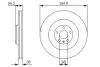 Диск гальмівний BOSCH 0 986 479 R30 (фото 1)