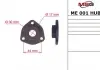 Ступица насоса ГУ MERCEDES-BENZ V-CLASS 1996-2003, MERCEDES SPRINTER 1995-2006 MSG ME001HUB (фото 1)