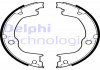 Тормозные колодки. барабанные DELPHI LS2106