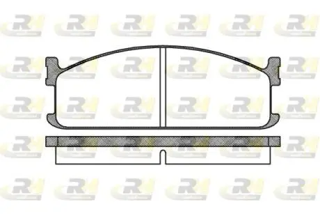Фото 1 - тормозные колодки. к-кт. ROADHOUSE 220400 Тормозные колодки. к-кт. ROADHOUSE 220400 (фото 1)