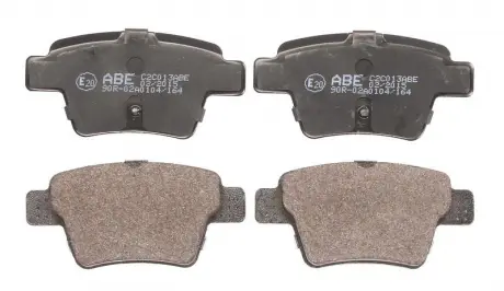Тормозные колодки. дисковые ABE C2C013ABE