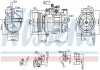 Компрессор кондиционера NISSENS 890551 (фото 7)