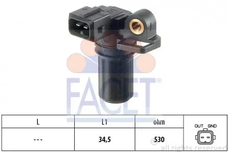 Датчик коленвала Connect 1.8TDCI (90PS) / Transit V184 / V347 FACET 9.0323