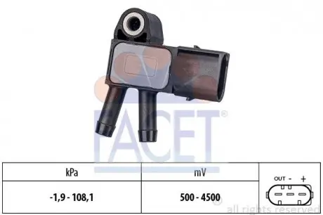 Датчик давления воздуха FACET 10.3294