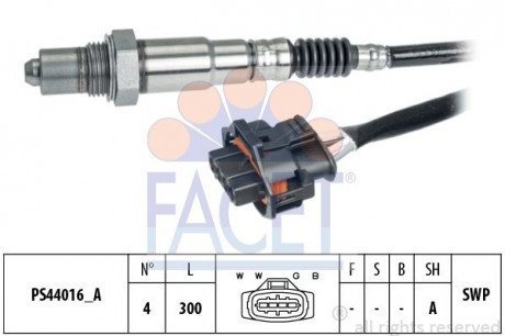 Лямбда-зонд Astra 04- / Insignia 08- 1.2-1.8 FACET 10.8267