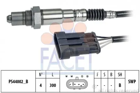 Лямбда-зонд Doblo / Combo 05- 1.2-1.4i FACET 10.8203