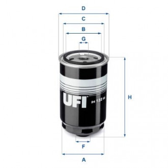 Топливный фильтр UFI 24.122.00