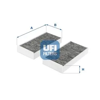Фільтр, повітря у внутрішній простір UFI 54.279.00