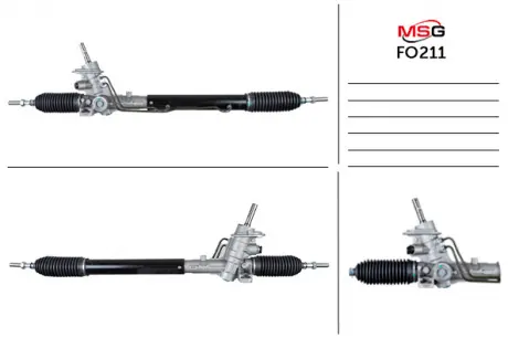 Рулевая рейка с ГУР новая VW Sharan 2000-, SEAT Alhambra 2002-, FORD Galaxy 2000-2006 MSG FO211