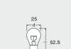 Лампа 21W 24V BA15S UNV1 OSRAM 7511TSP (фото 3)