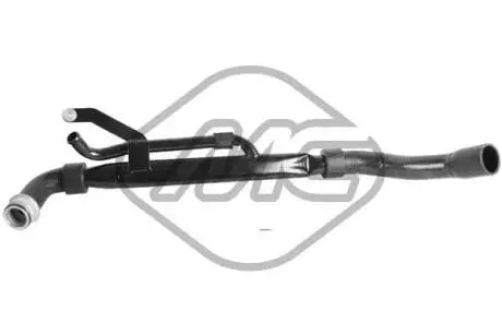 Патрубок радіатора Metalcaucho 08574