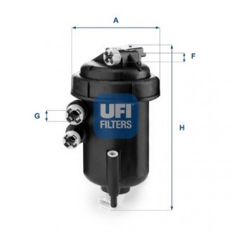 Топливный фильтр UFI 55.127.00