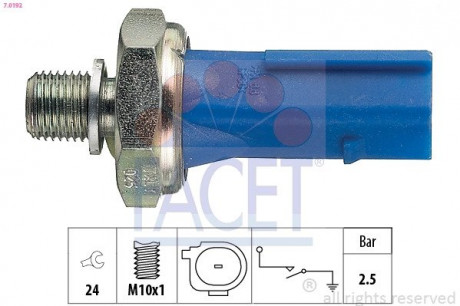 Датчик давления FACET 7.0192