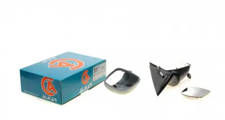 Дзеркало пра., Електр., Опуклий., Обігрів., Грунт., Маленьке, VW [OE 3B1857508F] ALKAR 6136116