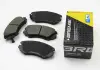 Гальмівні колодки перед. Hyundai Tucson 04-10 / Kia Sportage 04- (mando) з датчиком BP3146