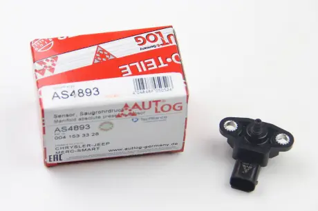 Датчик давления наддува (3 конт.) MB A, C, E (W168 / W203 / W210 / W211) 0.8D-4.0D 95- AUTLOG AS4893