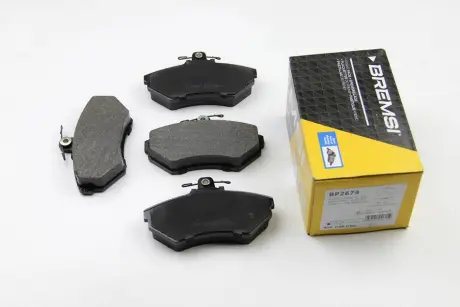 Гальмівні колодки перед. AUDI A4 / SEAT CORDOBA / VW PASSAT 1.6-1.9DH 94-02 (TRW) BREMSI BP2674 (фото 1)