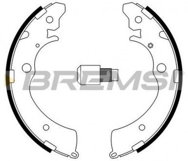 Тормозные колодки зад. Honda Accord III / IV 85-93 / Suzuki Jimny 98-(Akebono) BREMSI GF0706