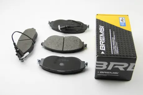 Тормозные колодки перед. VW Passat 10- / Skoda Octavia 12- (TRW) с датчиком BREMSI BP3474