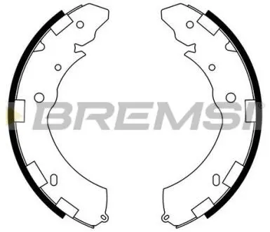 Гальмівні колодки зад. Mitsubishi L / Triton 05-15, Subaru Legasy V 09-12 BREMSI GF0833