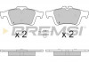 Тормозные колодки зад. Connect / Focus II // Citroen C5 / Saab 9-3 01- (ATE) BREMSI BP3217 (фото 1)