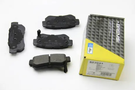 Тормозные колодки зад. Hyundai Tucson 04-10 / Kia Sportage 04- (mando) BREMSI BP3043 (фото 1)