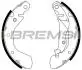 Тормозные колодки зад. Chevrolet Aveo, Kalos 03- / Daewoo Kalos 02- BREMSI GF0633 (фото 1)