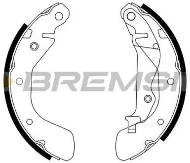 Тормозные колодки зад. Chevrolet Aveo, Kalos 03- / Daewoo Kalos 02- BREMSI GF0633