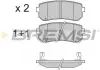 Тормозные колодки зад. Hyundai Accent / Kia Rio / Cee \ &#039;d 05- (mando) BREMSI BP3241 (фото 1)