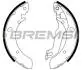 Тормозные колодки зад. Hyundai Lantra 90-00 / Coupe 96-02 (Mando) BREMSI GF0733 (фото 1)