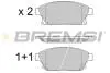Тормозные колодки перед. Astra J / Zarifa / Chevrolet Cruze 09- BREMSI BP3405 (фото 1)