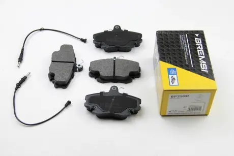 Тормозные колодки перед. Logan 05- / Megane 96-03 / Clio 91-05 BREMSI BP2590