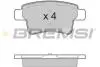 Тормозные колодки зад. Citroen C4 Picasso 06- (Bosch) BP3331