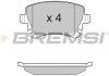 Тормозные колодки зад. Caddy III / Golf V / Audi A4 03- BP3130